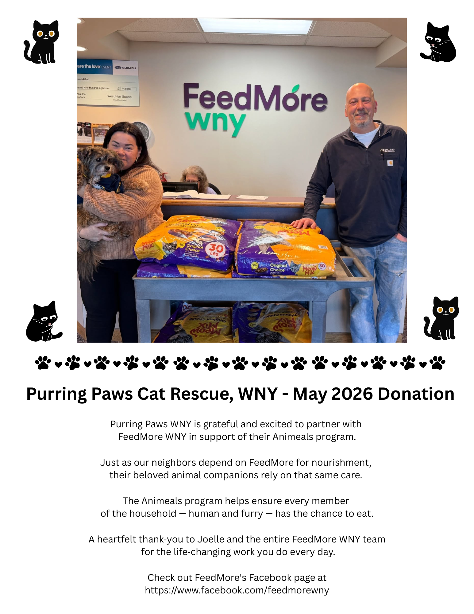 FeedMore WNY community support event banner